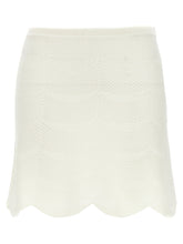 Tom Ford Crochet Mini Skirt White