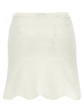 Tom Ford Crochet Mini Skirt White