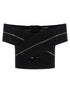 Balmain Off-the-shoulder Crop Top Black