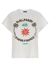 Balmain Club 45 Print T-shirt White