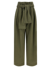 Balmain High Waist Pants Green