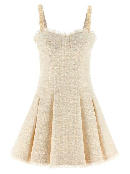 Balmain Conchiglie Dress White