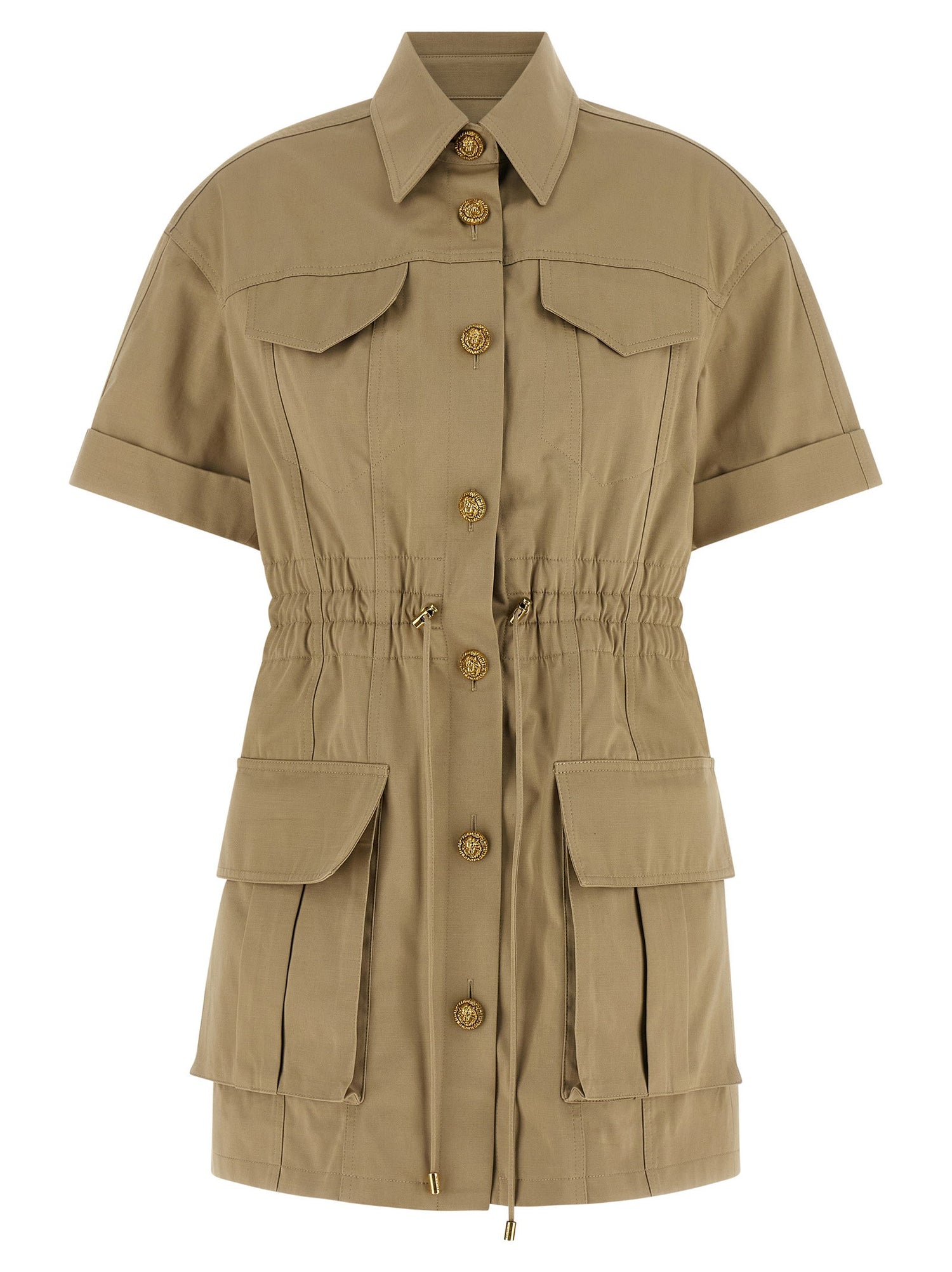 Balmain Saharan Dress Green
