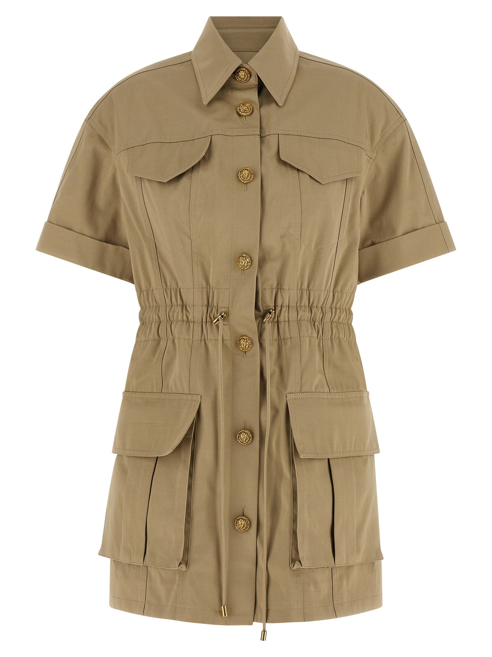 Balmain Saharan Dress Green