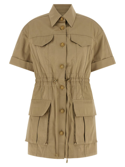 Balmain Saharan Dress Green