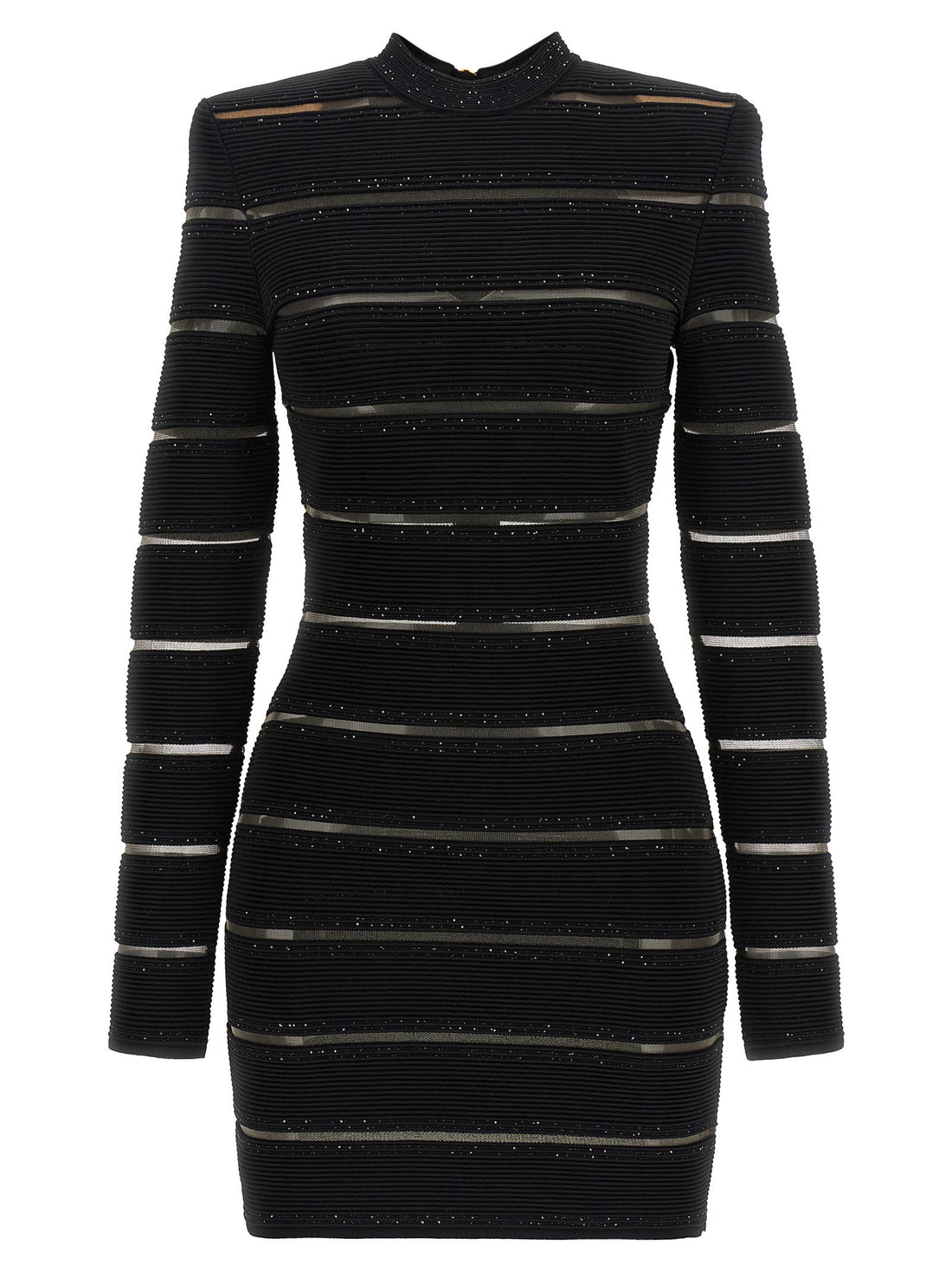Balmain Bodycon Dress Black