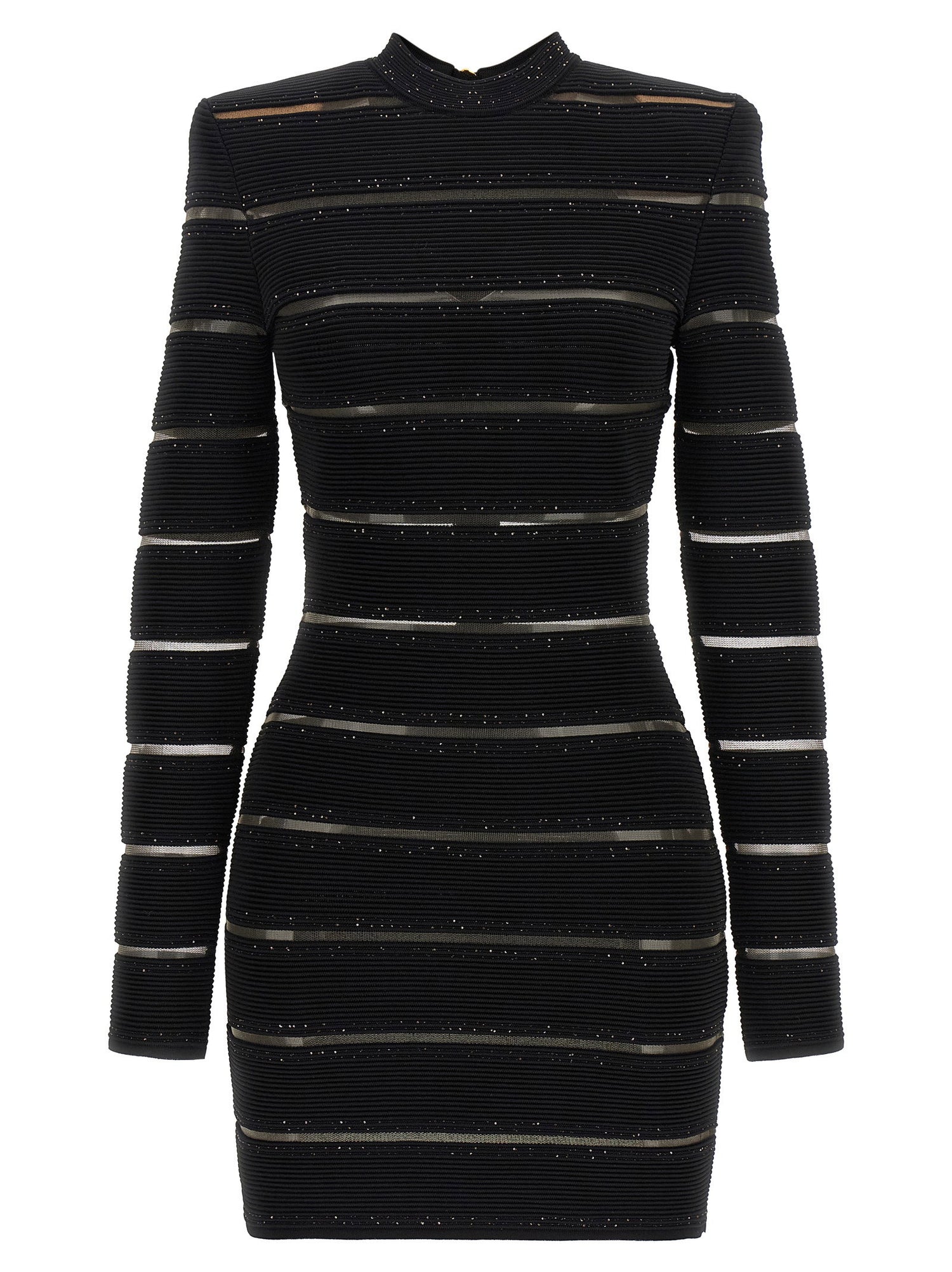 Balmain Bodycon Dress Black