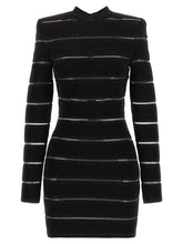 Balmain Bodycon Dress Black