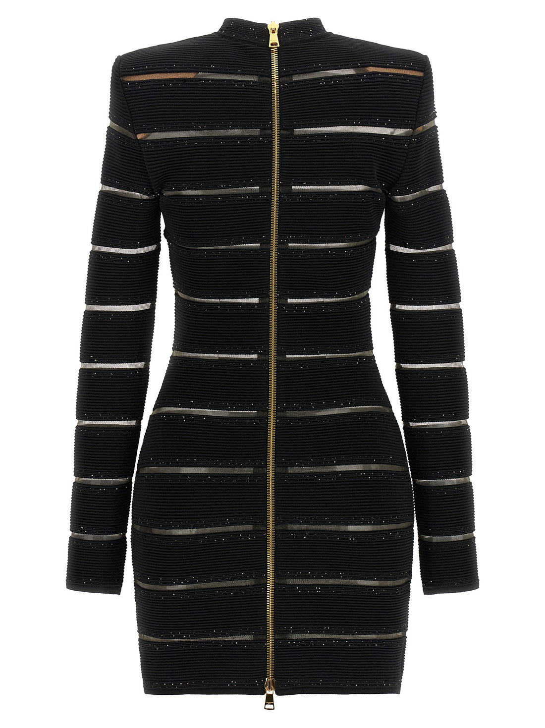 Balmain Bodycon Dress Black