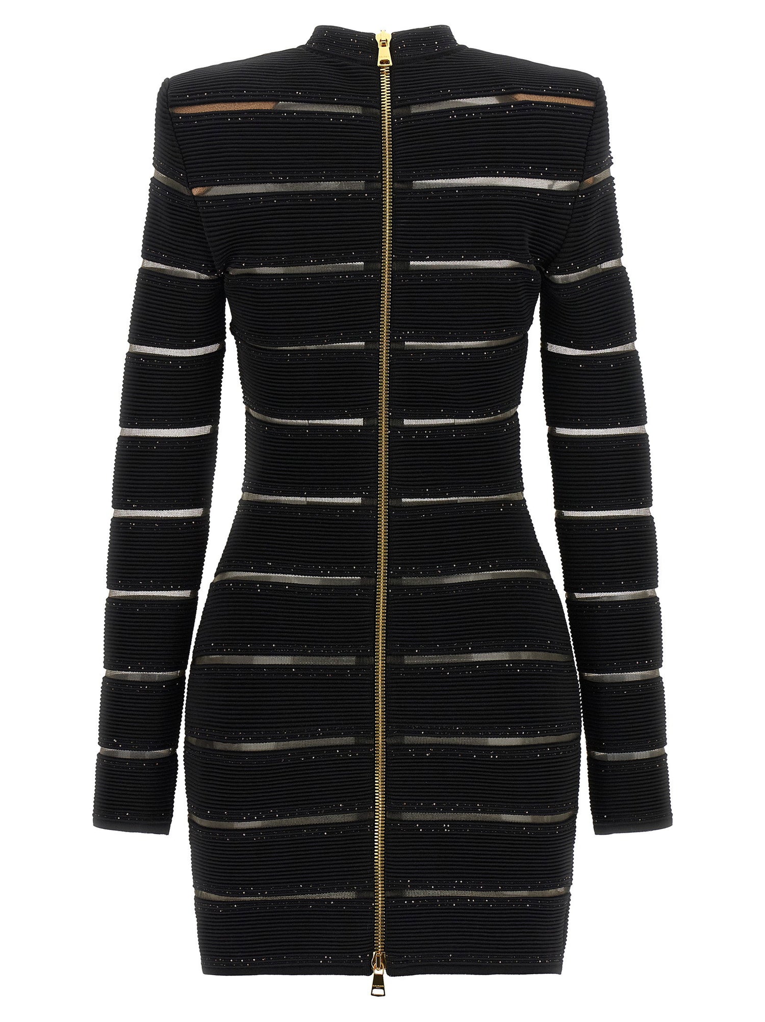 Balmain Bodycon Dress Black