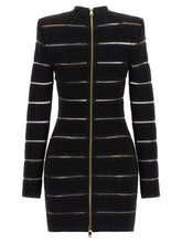 Balmain Bodycon Dress Black