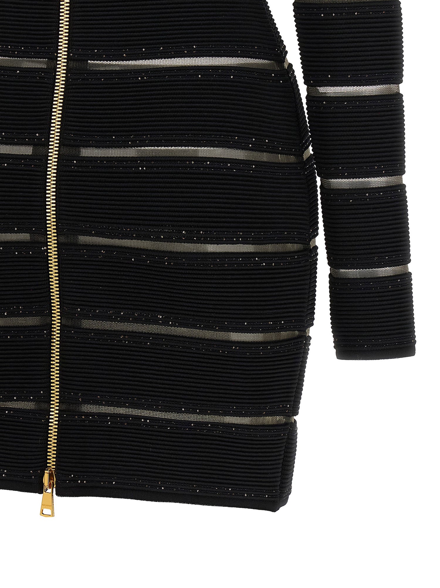 Balmain Bodycon Dress Black