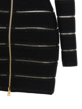 Balmain Bodycon Dress Black
