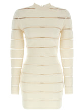 Balmain Bodycon Dress White