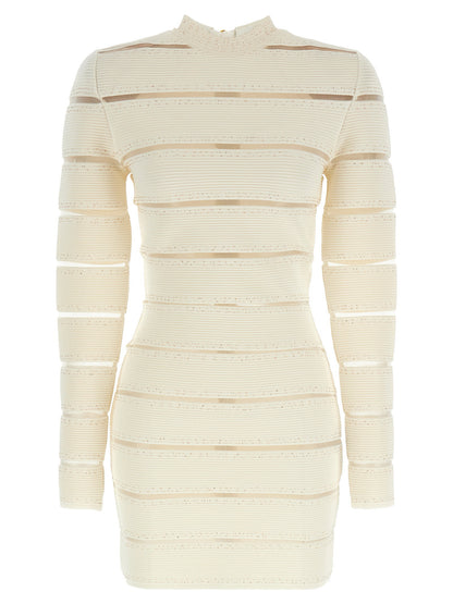 Balmain Bodycon Dress White