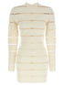 Balmain Bodycon Dress White