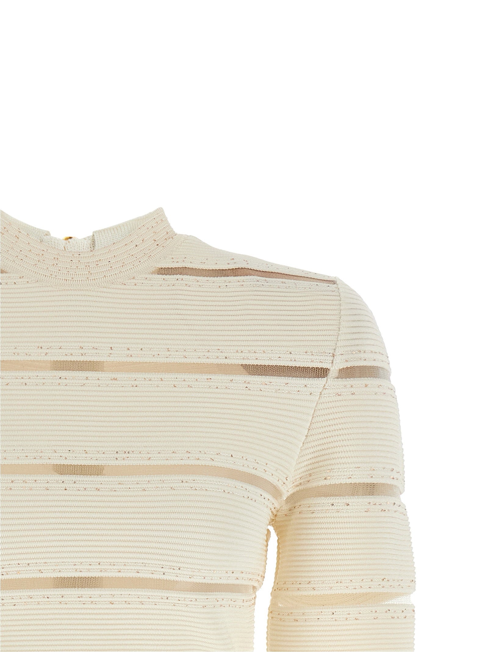 Balmain Bodycon Dress White