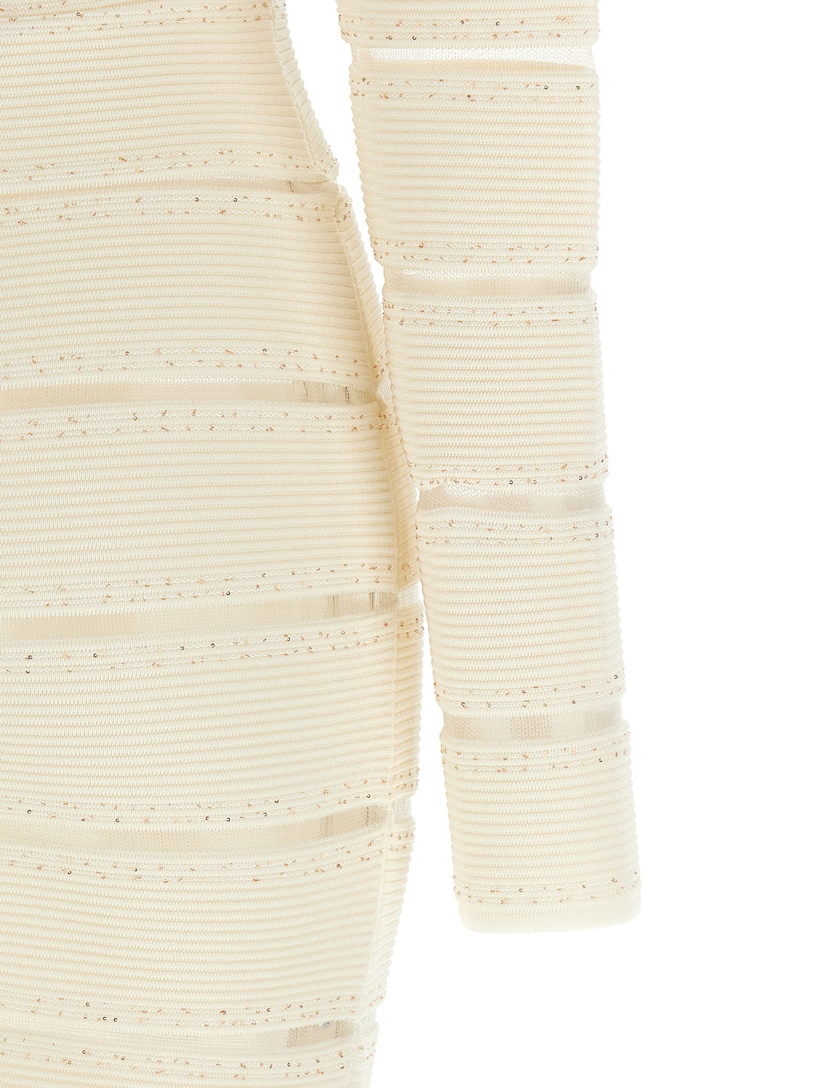 Balmain Bodycon Dress White