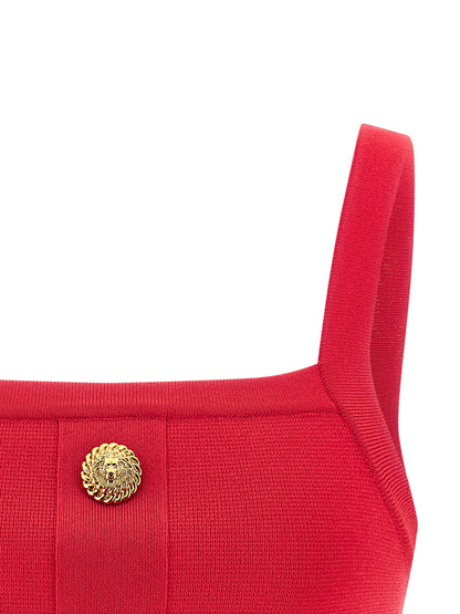 Balmain Top 3 Buttons Fuchsia