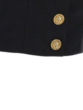 Balmain Button Top Black
