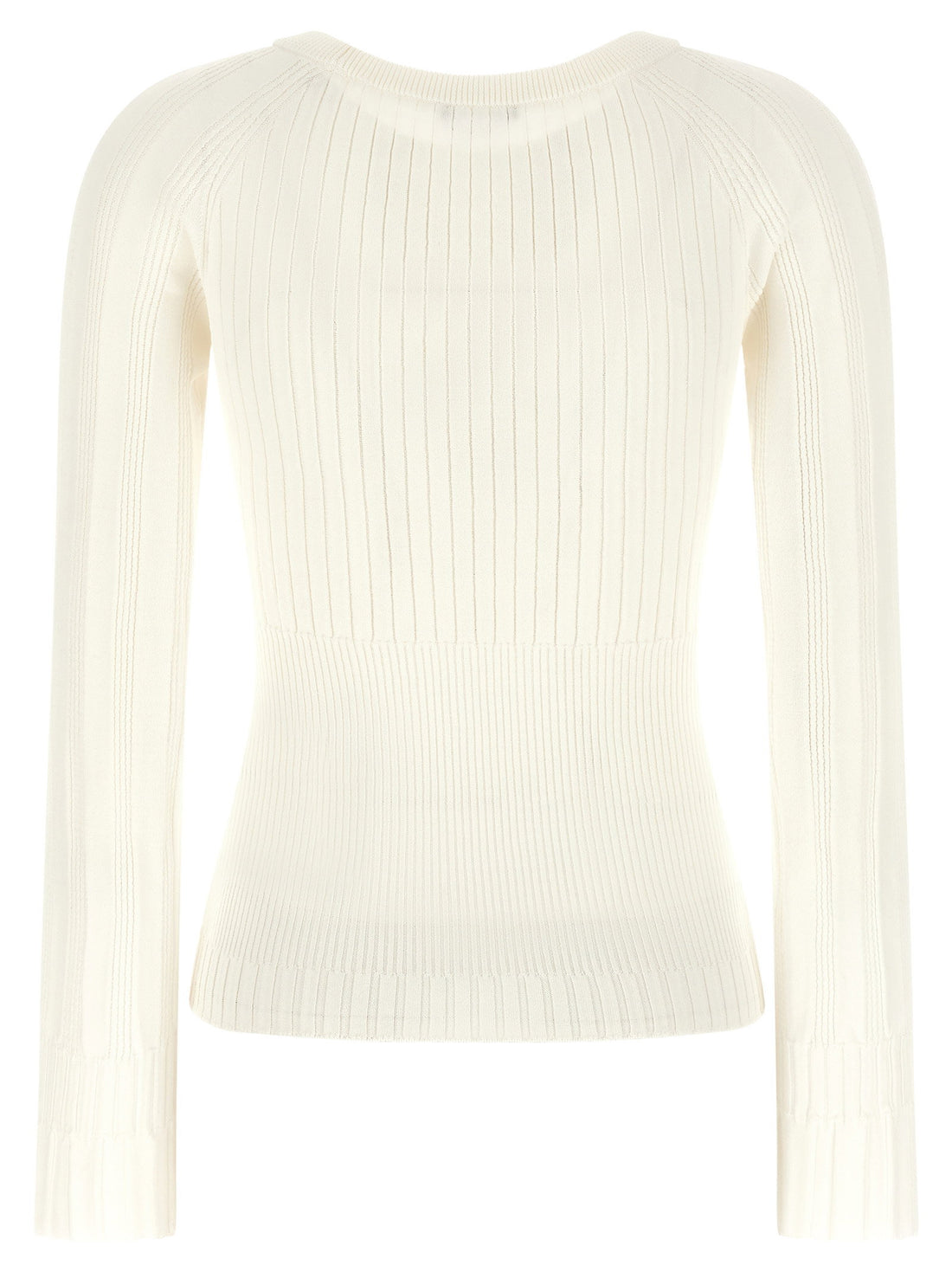 Balmain 3 Buttons Sweater White