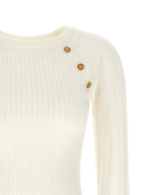 Balmain 3 Buttons Sweater White