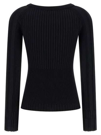Balmain 3 Buttons Sweater Black
