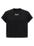 Balmain Cropped T-shirt Black