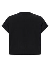 Balmain Cropped T-shirt Black