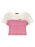 Balmain Marinière T-shirt Fuchsia