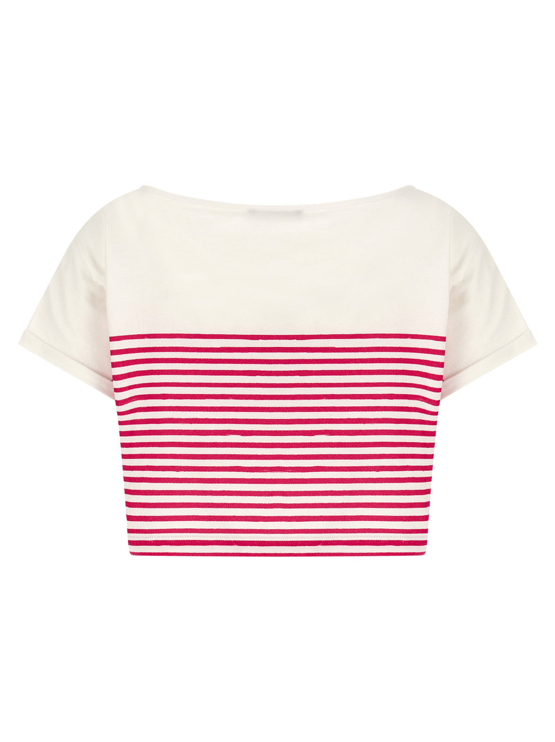Balmain Marinière T-shirt Fuchsia