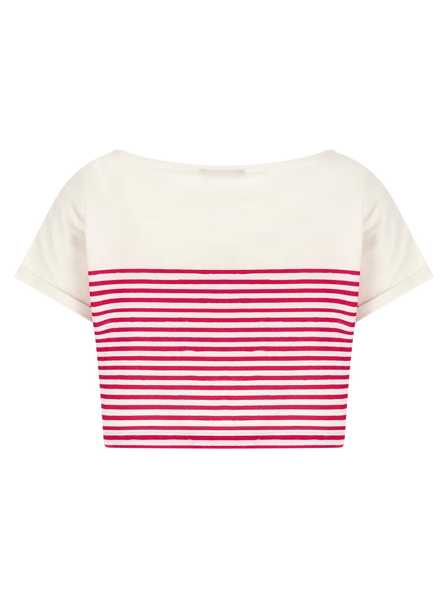 Balmain Marinière T-shirt Fuchsia