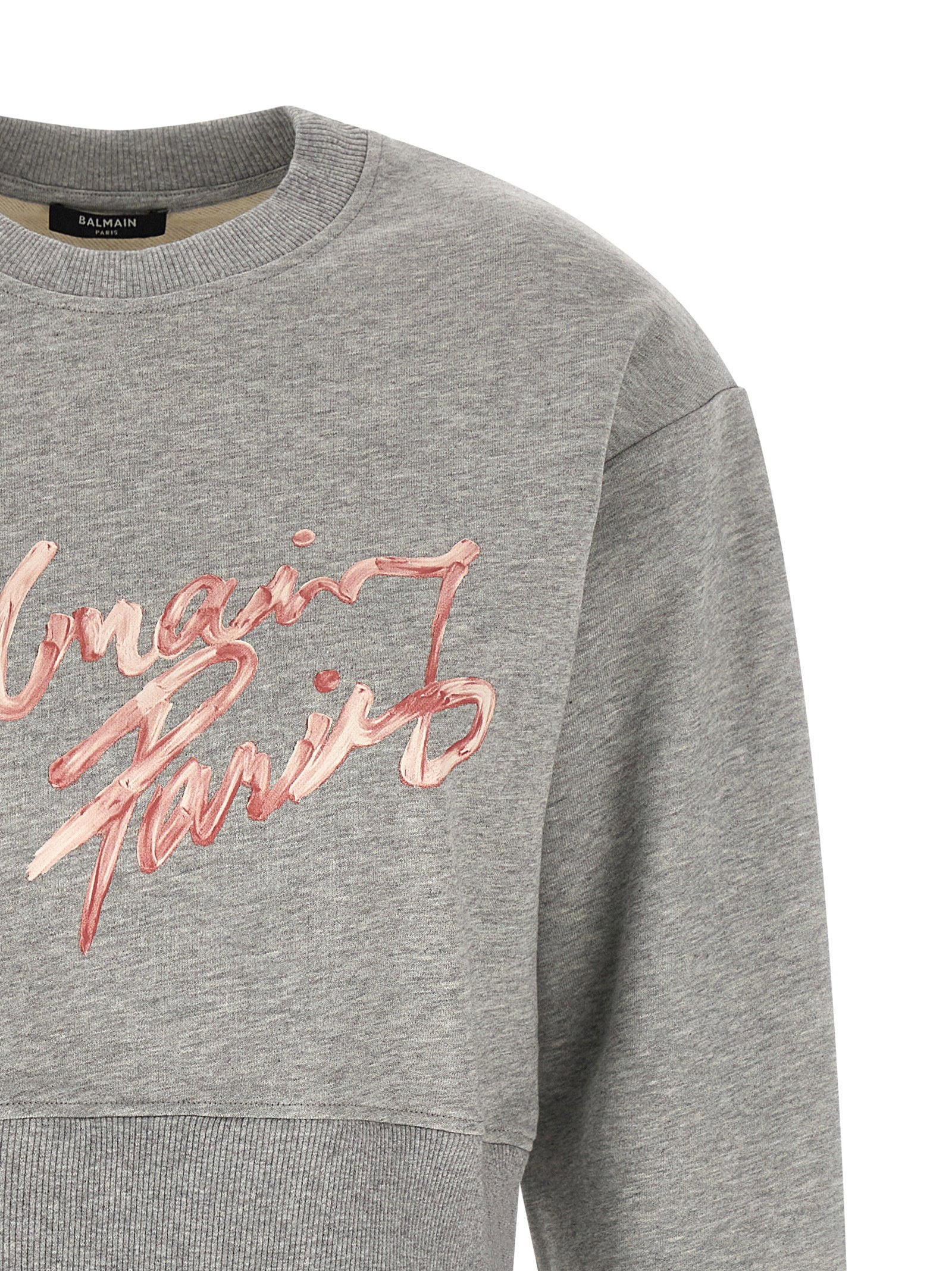 Balmain Paris Sweatshirt Gray