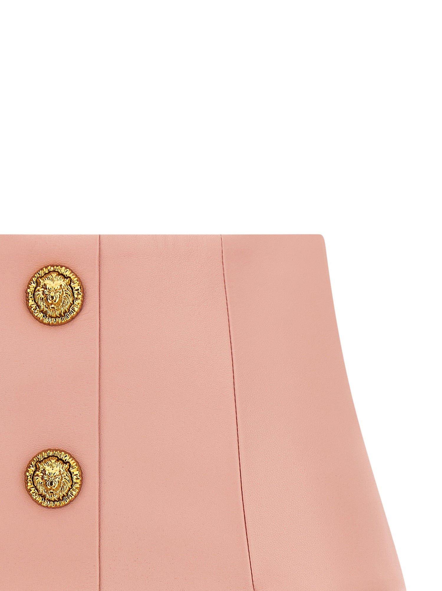 Balmain Testa Di Leone Skirt Pink