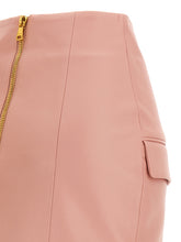 Balmain Testa Di Leone Skirt Pink