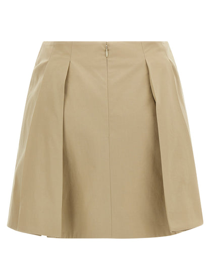 Balmain Chain Skirt Beige