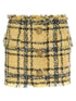 Balmain Lurex Tweed Skirt Multicolor