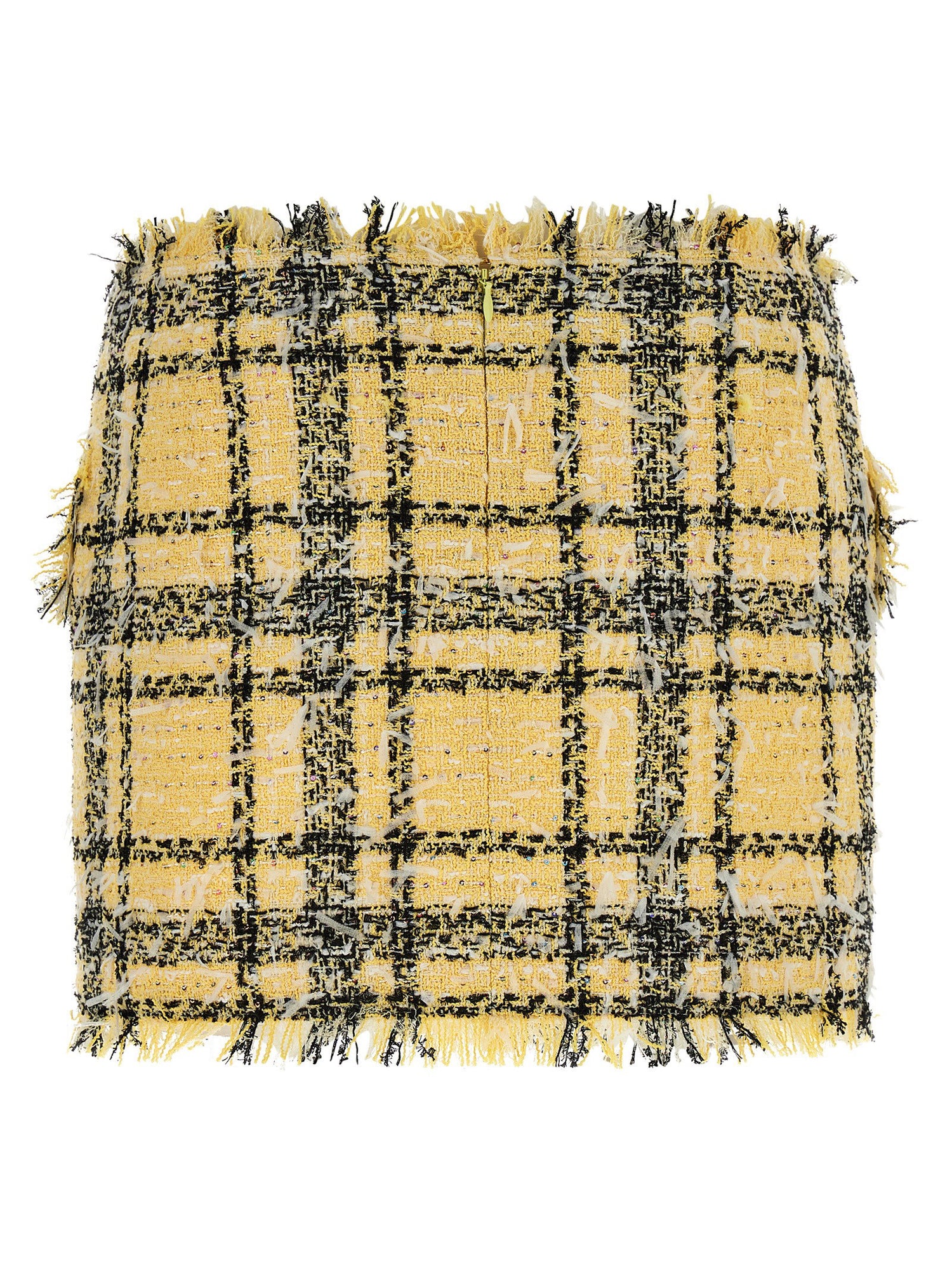 Balmain Lurex Tweed Skirt Multicolor