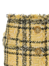 Balmain Lurex Tweed Skirt Multicolor