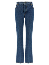 Balmain Embroidery Jeans Blue