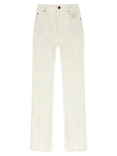 Balmain Embroidery Jeans White