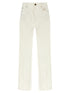 Balmain Embroidery Jeans White
