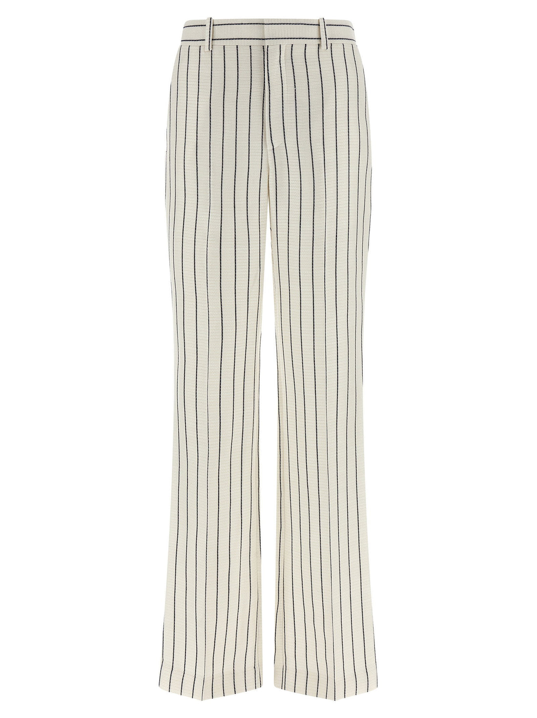 Balmain Striped Pants White
