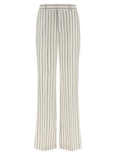 Balmain Striped Pants White