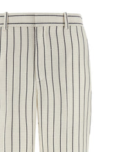 Balmain Striped Pants White