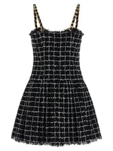 Balmain Tweed Dress Black