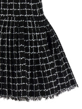 Balmain Tweed Dress Black