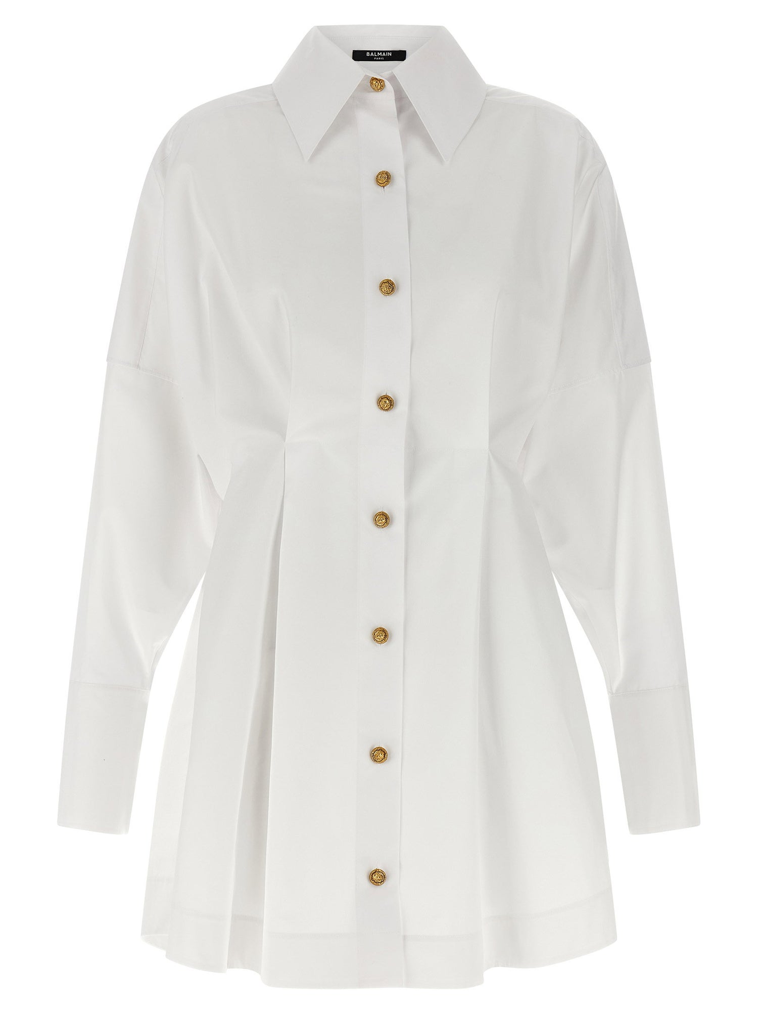 Balmain Chemisier Dress White