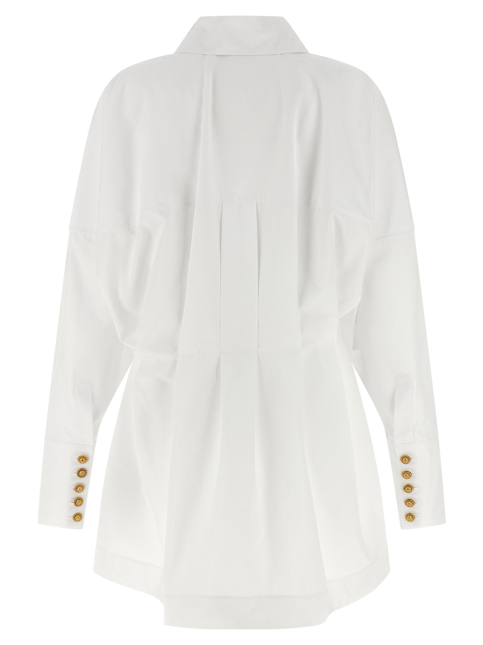 Balmain Chemisier Dress White