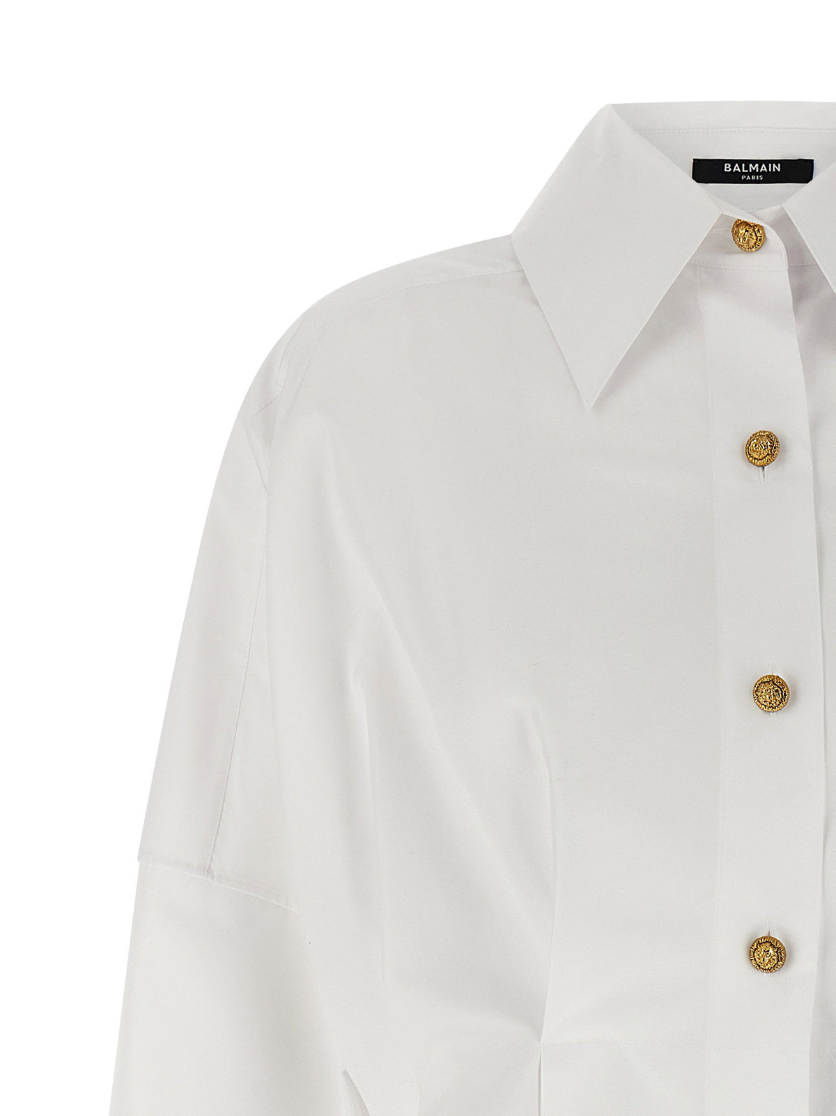 Balmain Chemisier Dress White